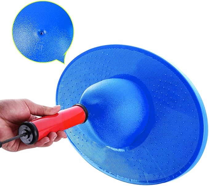 Hüpfball mit Balance-Brett